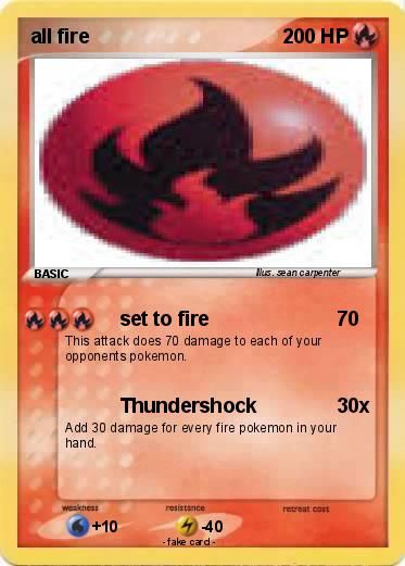 Pokemon all fire
