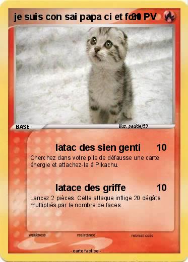 Pokemon je suis con sai papa ci et fort