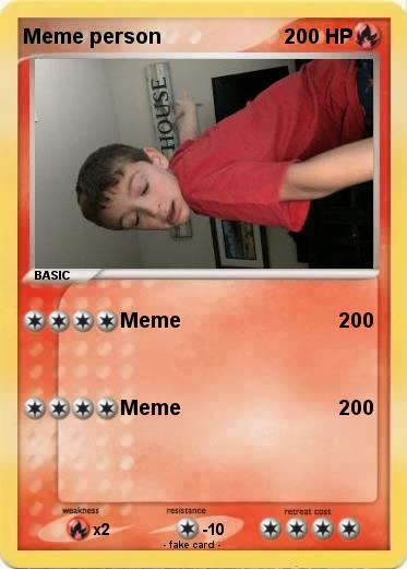 Pokemon Meme person