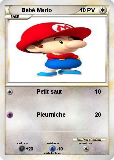 Pokemon Bébé Mario