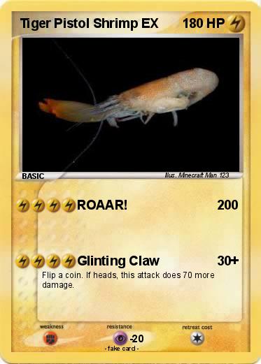 Pokemon Tiger Pistol Shrimp EX