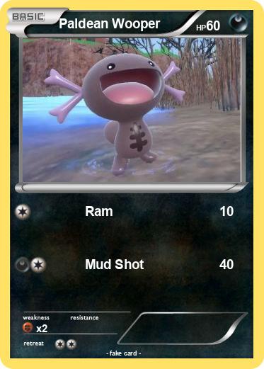 Pokemon Paldean Wooper