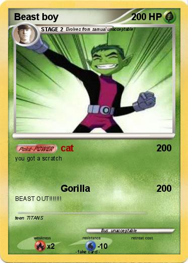 Pokemon Beast boy