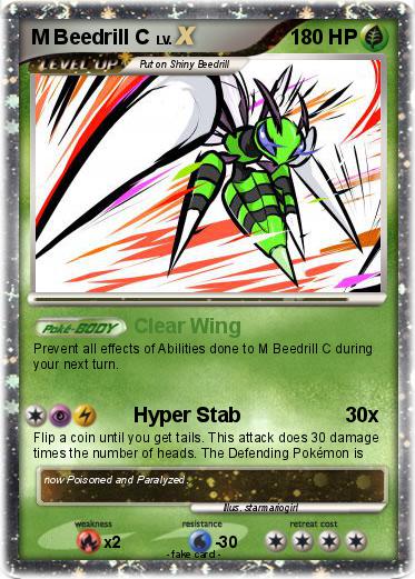 Pokemon M Beedrill C