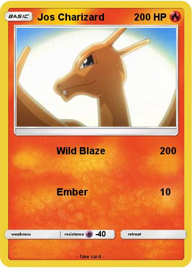 Pokemon Jos Charizard