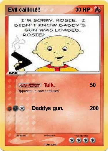 Pokemon Evil caillou!!!