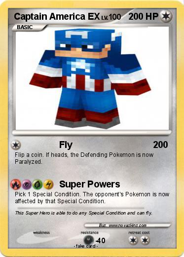 Pokemon Captain America EX
