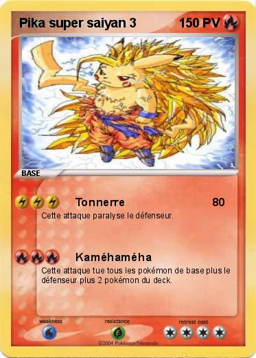 Pokemon Pika super saiyan 3