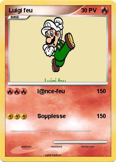 Pokemon Luigi feu