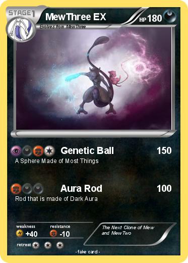 Pokemon MewThree EX