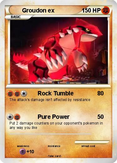 Pokemon Groudon ex