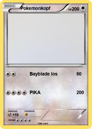 Pokemon Pokemonkopf