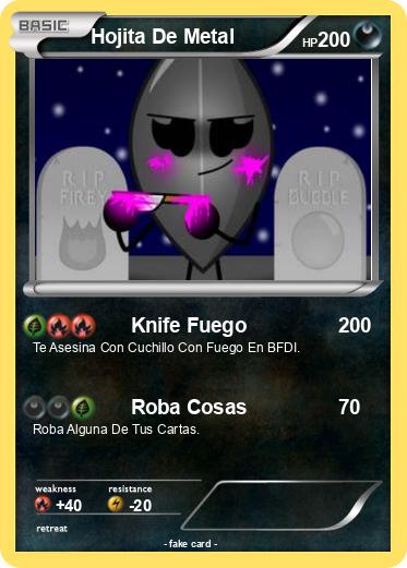 Pokemon Hojita De Metal