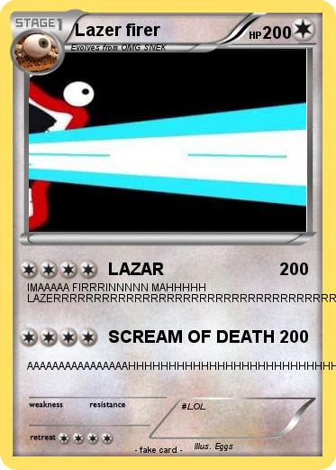 Pokemon Lazer firer