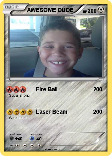 Pokemon AWESOME DUDE