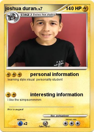 Pokemon joshua duran