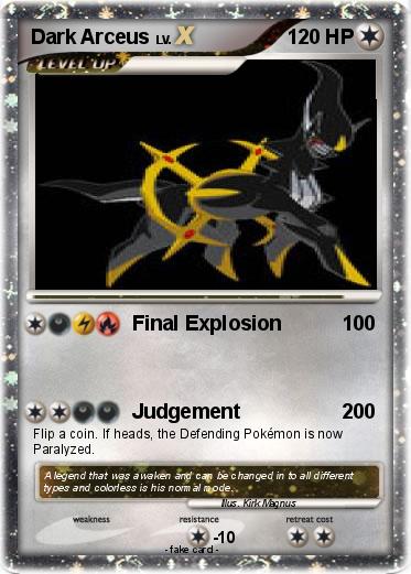 Pokemon Dark Arceus