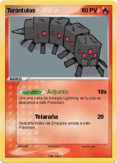 Pokemon Tarántulas