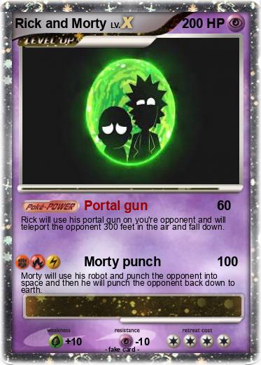 Pokemon Rick and Morty