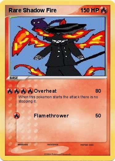 Pokemon Rare Shadow Fire 