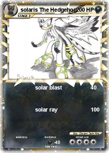 Pokemon solaris The Hedgehog