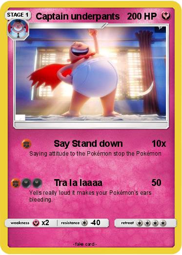 Pokemon Captain underpants