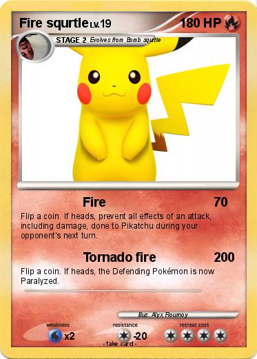 Pokemon Fire squrtle