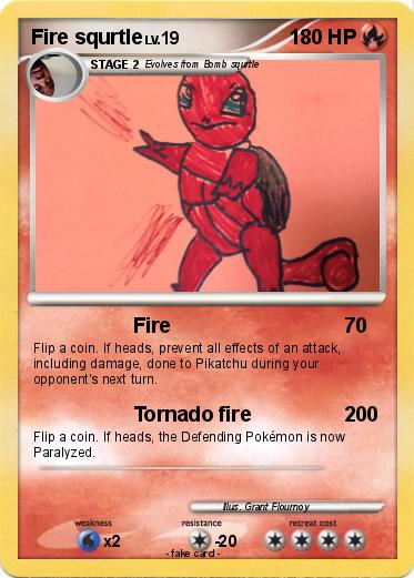 Pokemon Fire squrtle