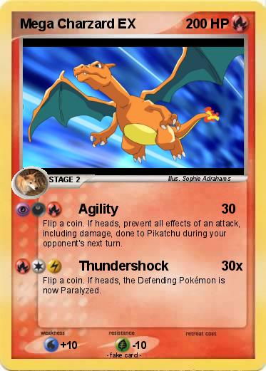 Pokemon Mega Charzard EX