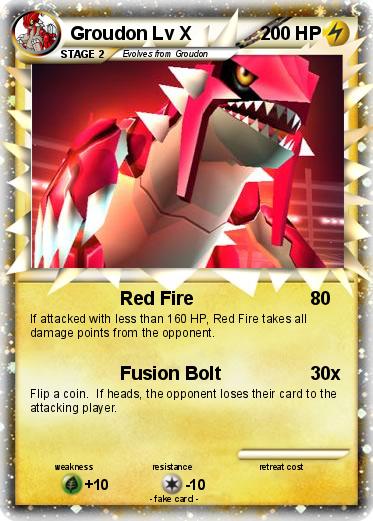Pokemon Groudon Lv X