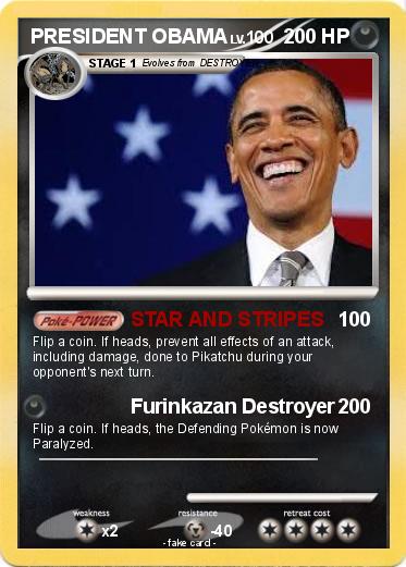Pokemon PRESIDENT OBAMA