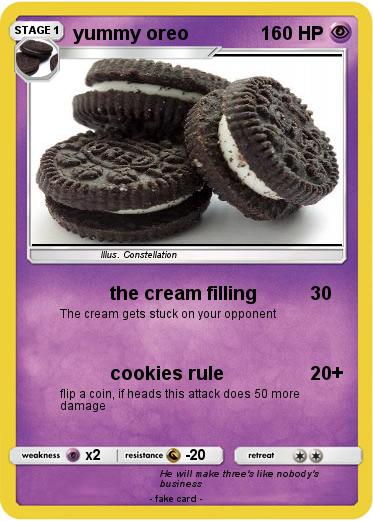 Pokemon yummy oreo