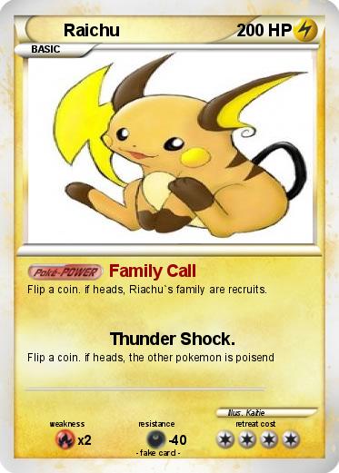 Pokemon Raichu