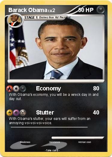 Pokemon Barack Obama