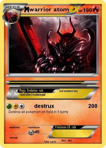 Pokemon warrior atom