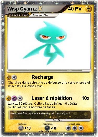 Pokemon Wisp Cyan