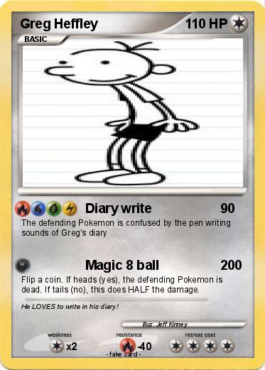 Pokemon Greg Heffley