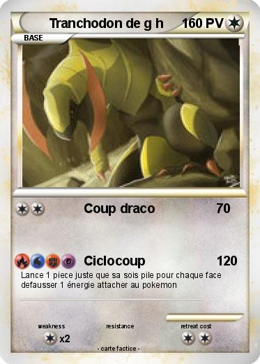 Pokemon Tranchodon de g h