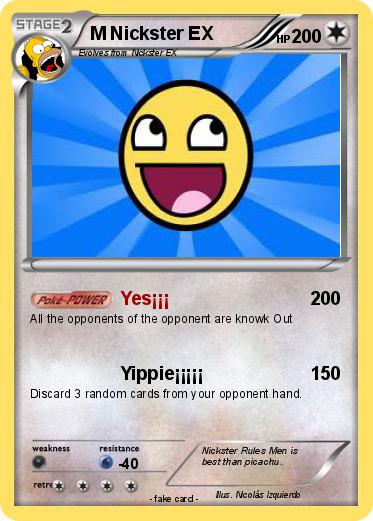 Pokemon M Nickster EX