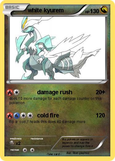 Pokemon white kyurem