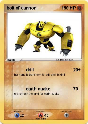 Pokemon bolt of cannon