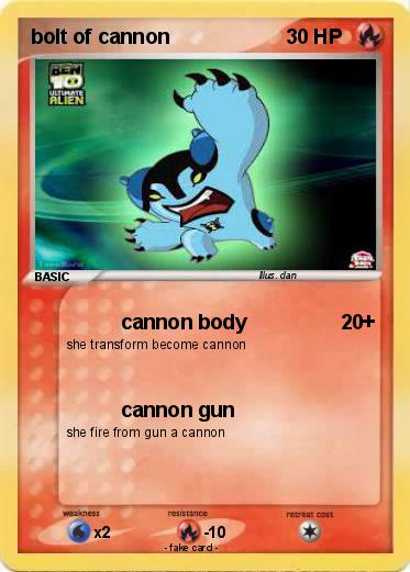 Pokemon bolt of cannon