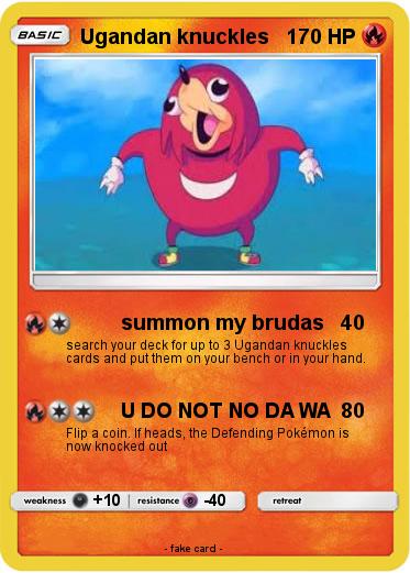 Pokemon Ugandan knuckles