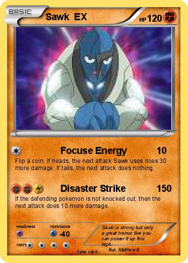 Pokemon Sawk  EX