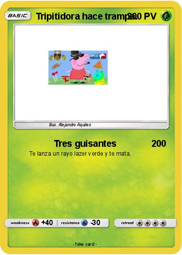 Pokemon Tripitidora hace trampa.