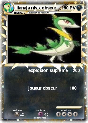 Pokemon lianaja niv.x obscur