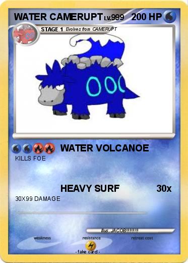 Pokemon WATER CAMERUPT