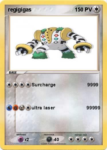 Pokemon regigigas