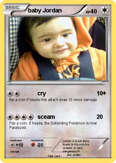 Pokemon baby Jordan