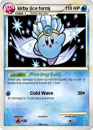 Pokemon kirby (ice form)
